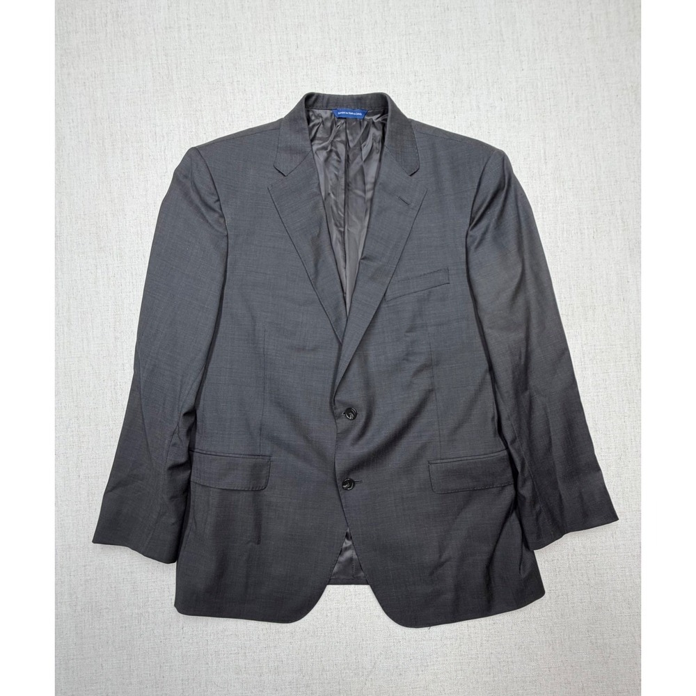 Samuelsohn Performance Loro Piana Blazer 44R Charcoal Wool Beckett Sport Coat